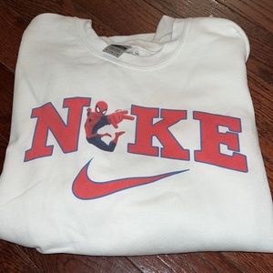 Brand New Nike Spiderman Crewneck Sweatshirt Size M